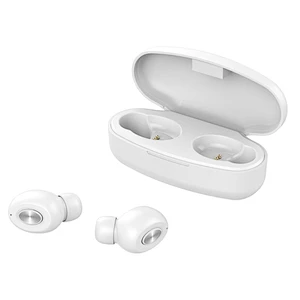 Bluetooth 5.0 Wireless Earbuds with White Charging Case Sports Noise Isolating True Wireless Earphones Headphone