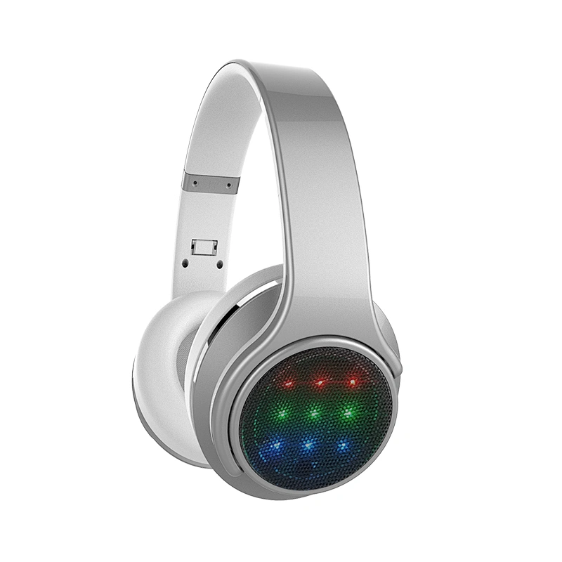 BT5.0 Over Ear Cordless Headband with Speaker Wireless Headphones