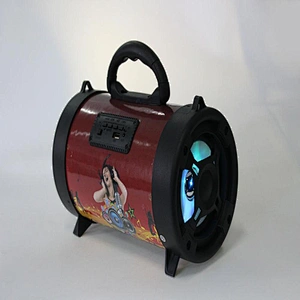lightweight round outdoor wireless surround music speaker