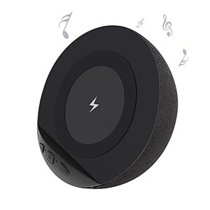 Portable USB QI Wireless Charger Speaker