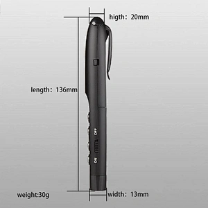 2.4GHZ high quality Intergrated red laser flip pen
