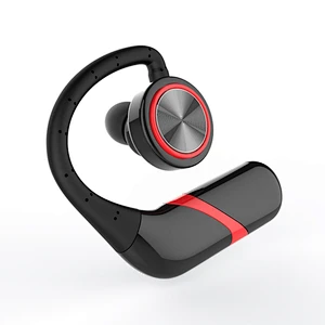 oem logo wholesale promotion sport bass hifi mini ear Hanging  clip waterproof bt blue tooh ear hook wireless earphone