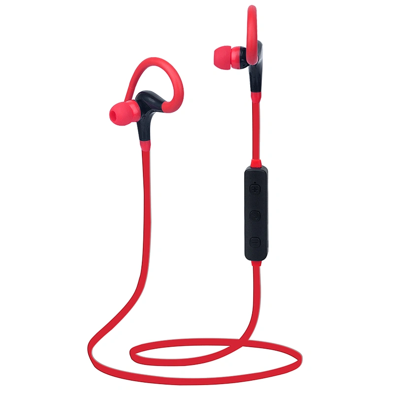 sport volume control wireless stereo sport earhook earphone