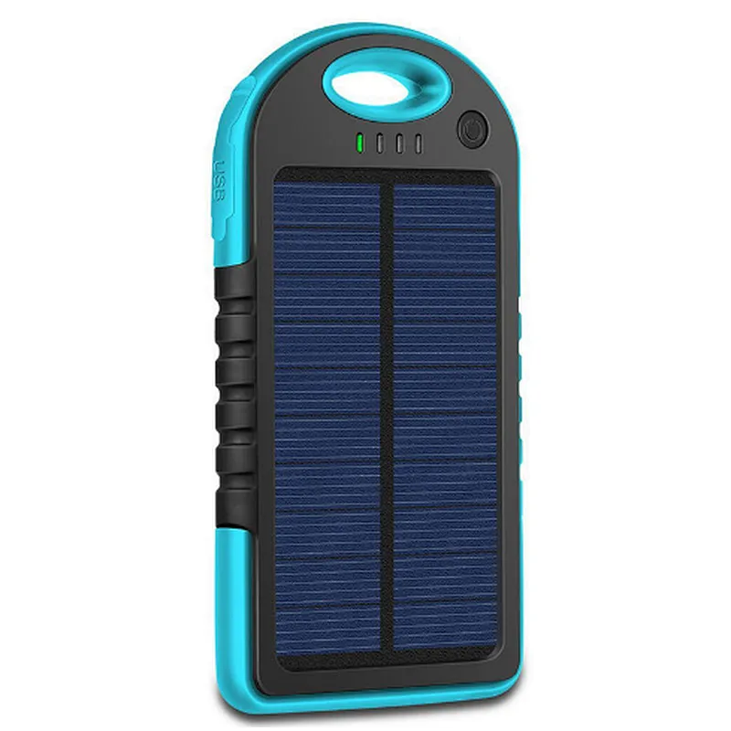 Universal Mini 5000mah Waterproof Mobile Solar PowerBank
