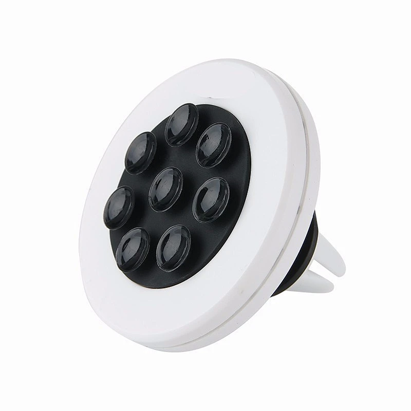 new type phone holder power bank sucked for all mobile phone powerbank Qi Round Wireless Charger with suction cups
