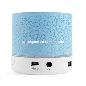 with radio waterproof rechargeable active powered bass S10 mini wireless led speaker
