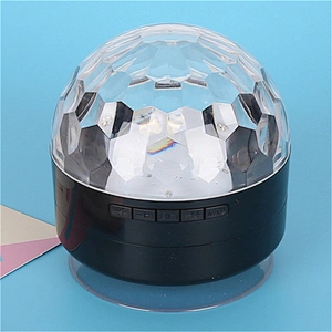 Christmas Gift Magic Ball Light Mini Led Disco Bluetooth Wireless Speaker