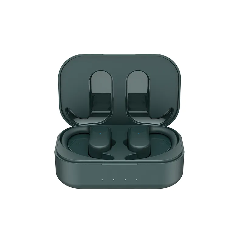 KINGSTAR K030 IPX7 waterproof Sport headphone 5.0 true wireless earphones earhook bluetooth TWS earbuds with Charging Case