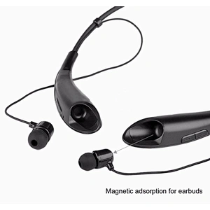 With Mic Volume Control Neckband Wireless BT Sport Earphone