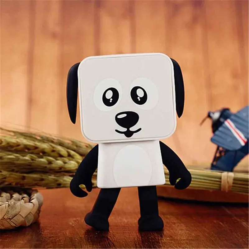 Mini Portable Cartoon Wireless Blue tooth Wireless Smart Robot Dancing Dog Toys Speaker