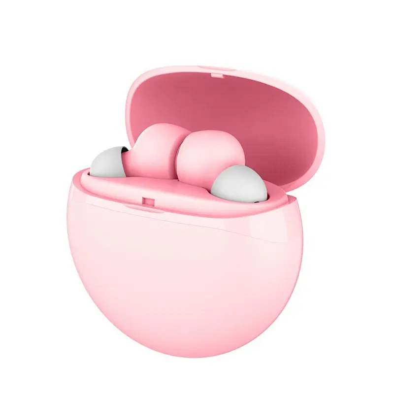 Airoha Stereo Sound Bluetooth Earbuds Mini Round Wireless Earphones TWS with Mic