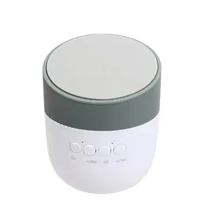 Portable Mini Round Table Phone Stand Wireless Charger Speaker With Bluetooth Function