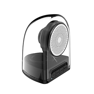 Stand Home Theater Party Portable Double Magnetic Aluminum Subwoofer Stereo Mini Bluetooth LED Light Wireless Twins Speakers