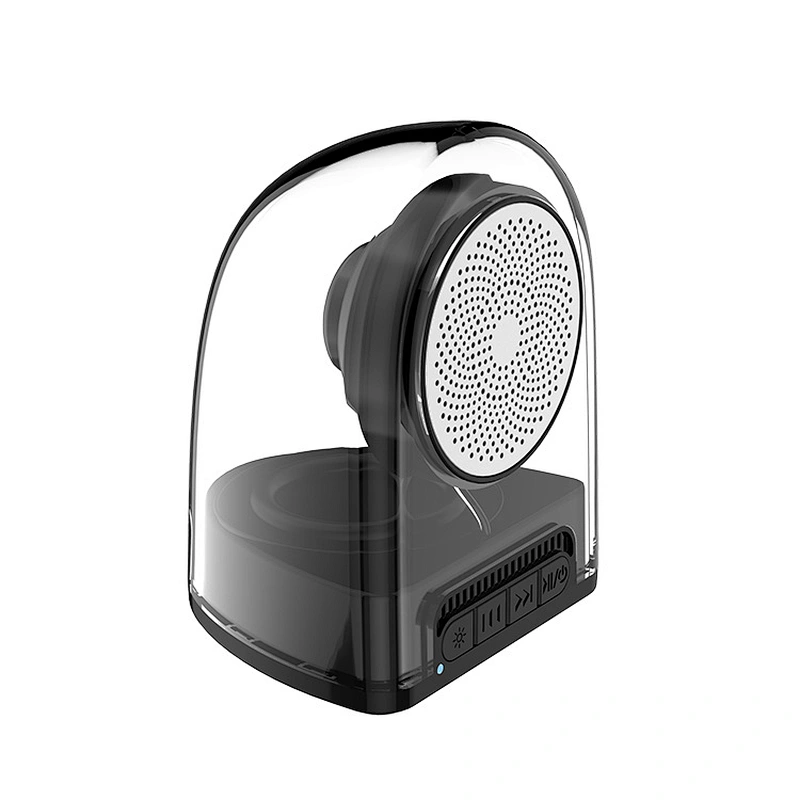 Stand Home Theater Party Portable Double Magnetic Aluminum Subwoofer Stereo Mini Bluetooth LED Light Wireless Twins Speakers