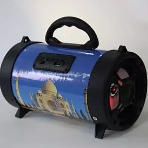 Portable Wireless 10W Big Power Active BT DJ Led Light Park Garden Outdoor FM Radio Bluetooth Speaker