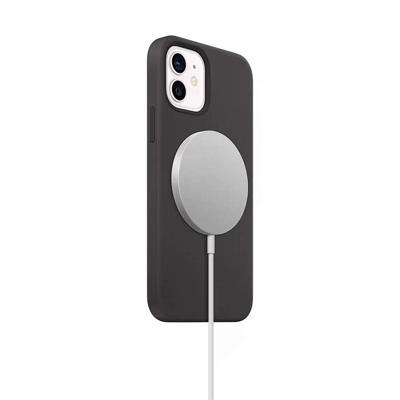 For iphone 12 Magsafe Wireless Charger 15W Mini Round Magnetic Cell Phone Charger