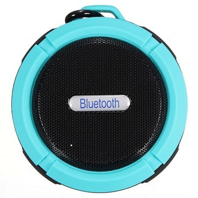 C6 suction cup mini gadget portable IPX4 water resistant speaker