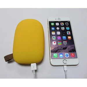 free samples Cute stone fast charger Portable keychain Dual usb power banks 10000mah
