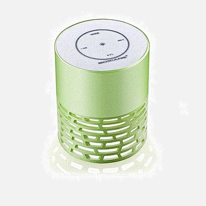 Color Changing Round Metal Mini Led Wireless Speaker