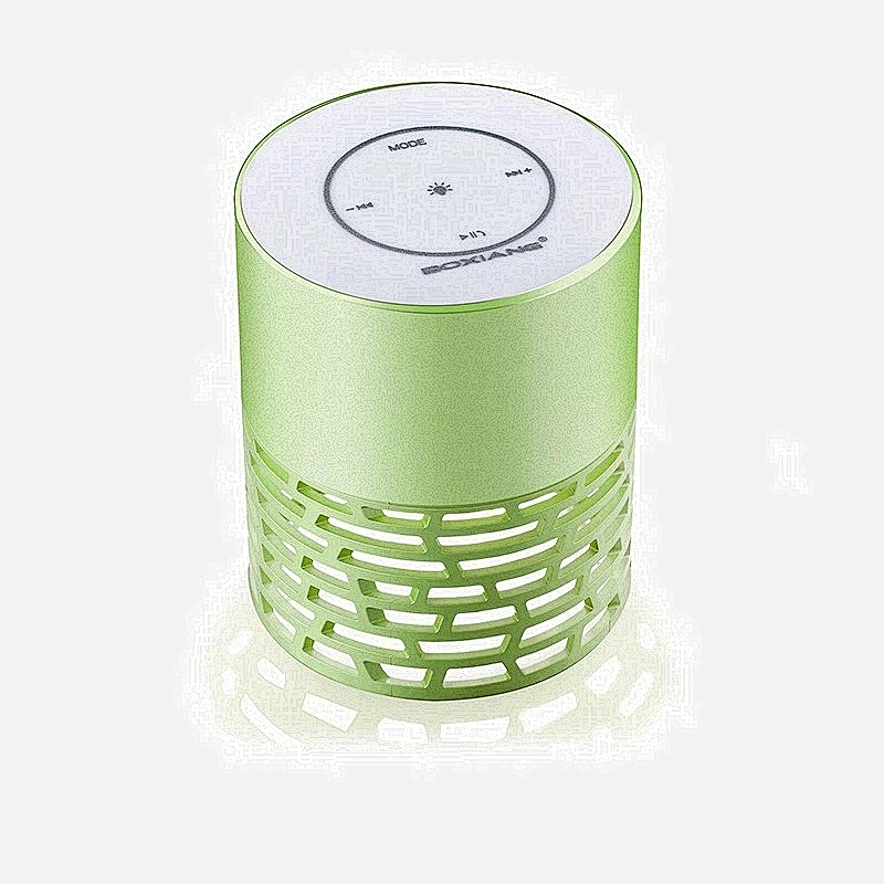 Color Changing Round Metal Mini Led Wireless Speaker