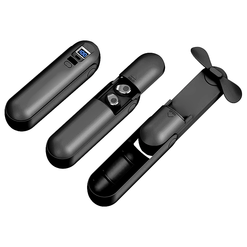 Wholesale Multifunctional portable Powerbank Battery charger 4800mah USB Table Standing Mini Fan