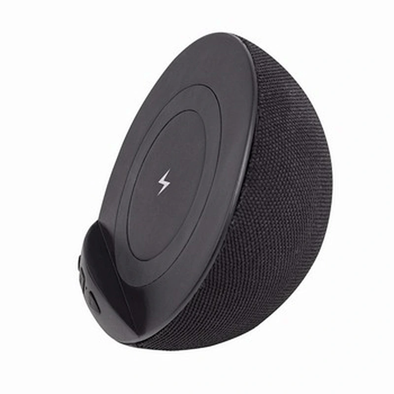 Cheap small portable holder phone stand fast charger QI wireless charger speaker