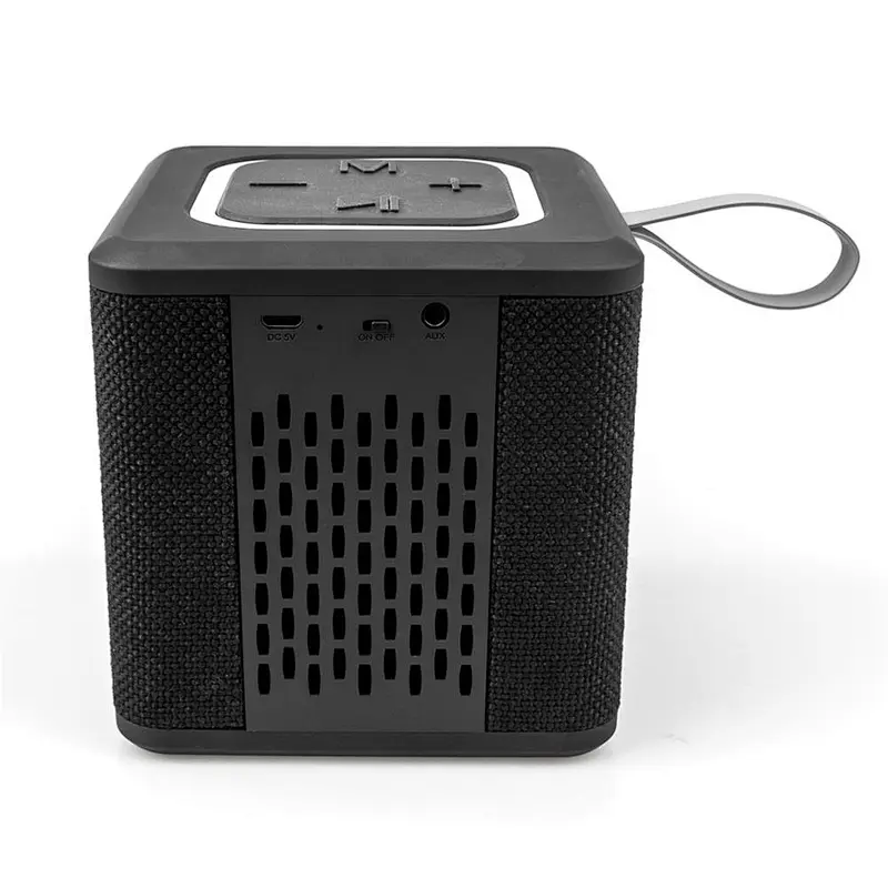 3W Cube Stereo Cloth Cover Wireless Fabric Speaker