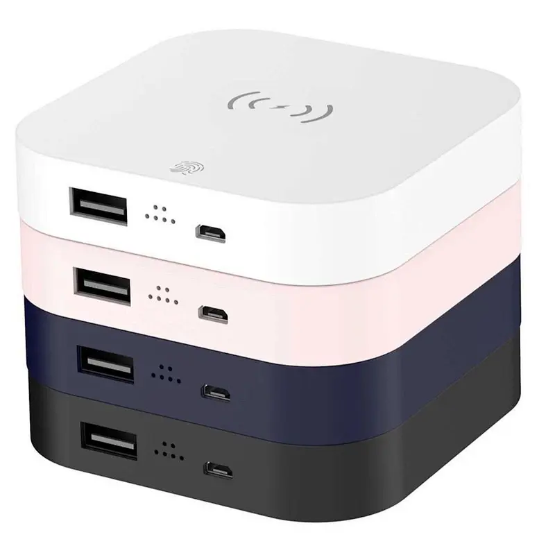 smart phone square portable Wireless Power banks 4000mah fast wireless charger