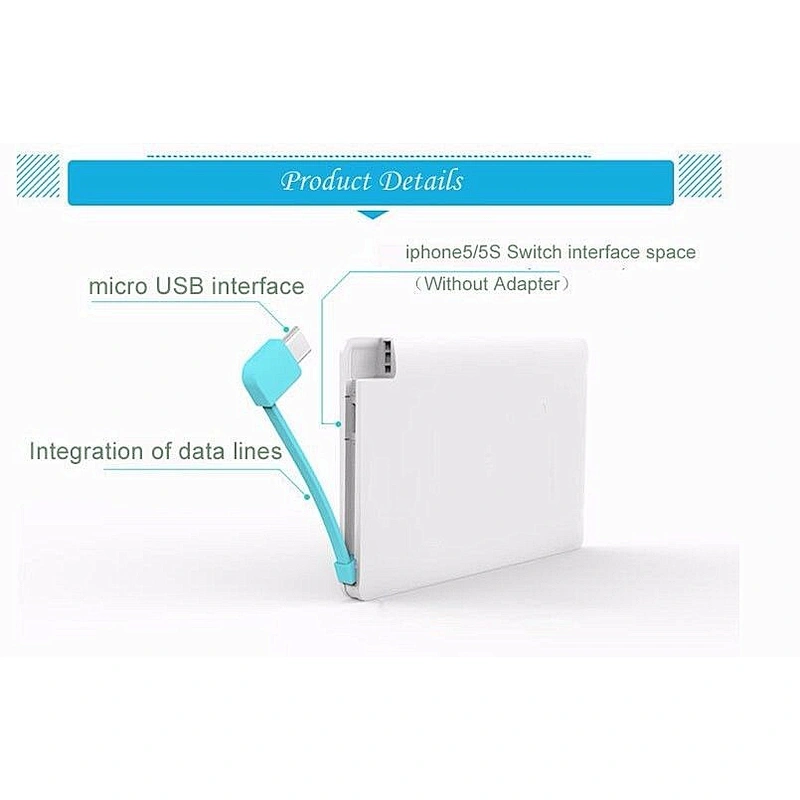 Ultra Slim New 4000mah Mini Credit Card Power Bank