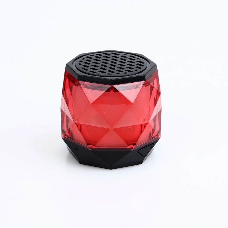 Wireless mini Colorful Changing light led Diamond Speakers