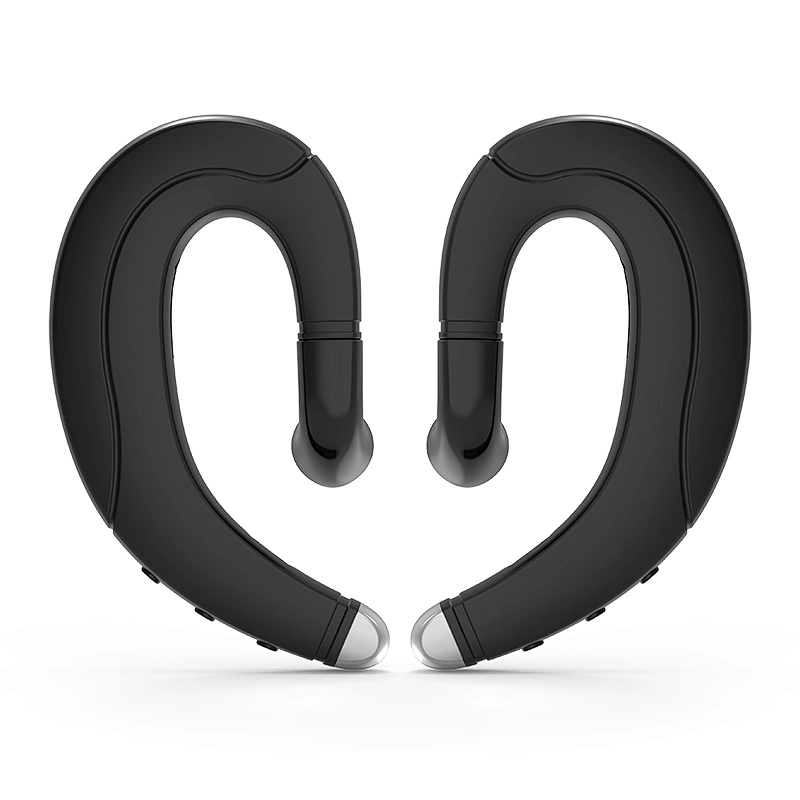 Free Shipping Dual Ear Hanging Bluetooth Earhook Earphone Business Handsfree Calling Driver True Wireless Earbuds TWS