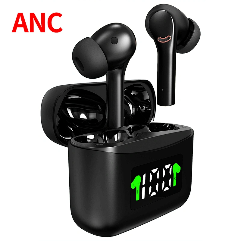 Smart touch gaming super bass stereoheadset wireless Wireless ANC Headphone noise cancelling earbuds tws earphone