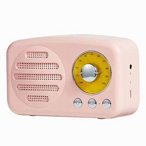 Classical Vintage Music Player Radio Shape Mini Wireless Speaker