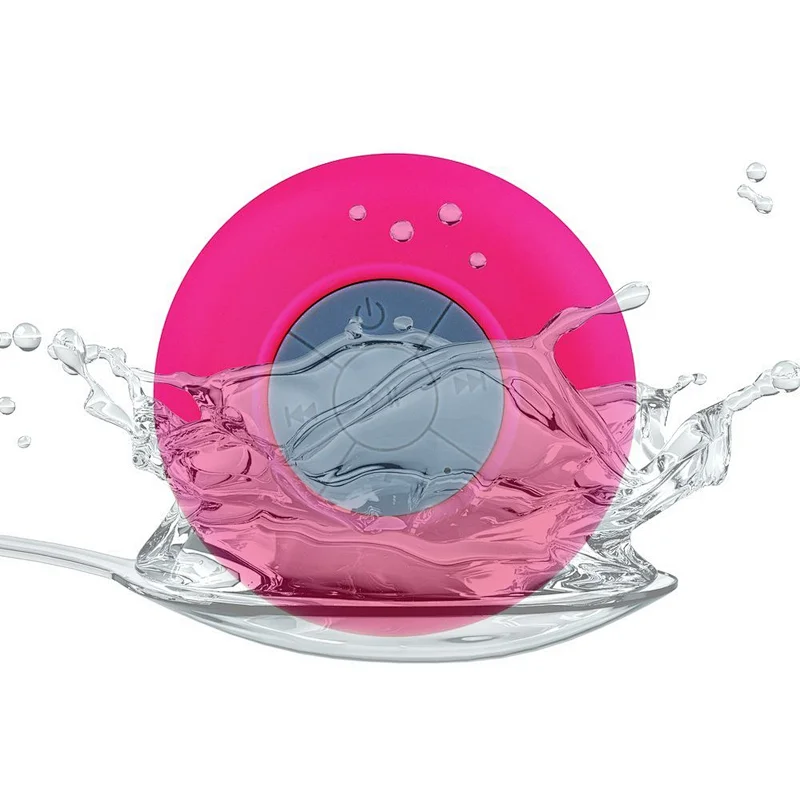 Tiny Portable Power Watewrproof for Xiaomi Mobile Phone Cute Mini Mushroom Round Home Shower Speaker Wireless Bluetooth Speaker