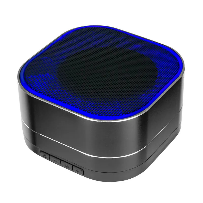 portable car stand outdoor stereo cube sound DJ music player 5.0JL handsfree metal led mini aluminum square speaker wireless
