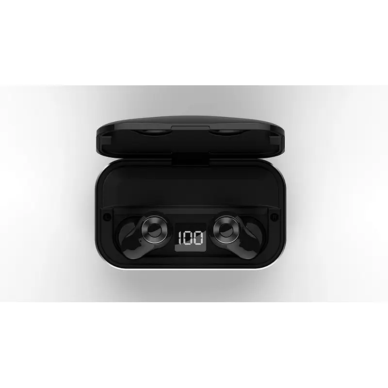 Factory OEM TWS Earbuds 1200mah battery charger BT Wireless Earphone With Charging Case