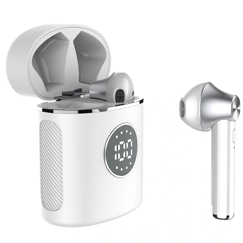 TWS Wireless Earphone 5.0 lcd display Headphones Touch Control Earbuds Wireless Headset