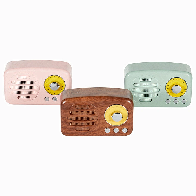 Classical Vintage Music Player Radio Shape Mini Wireless Speaker
