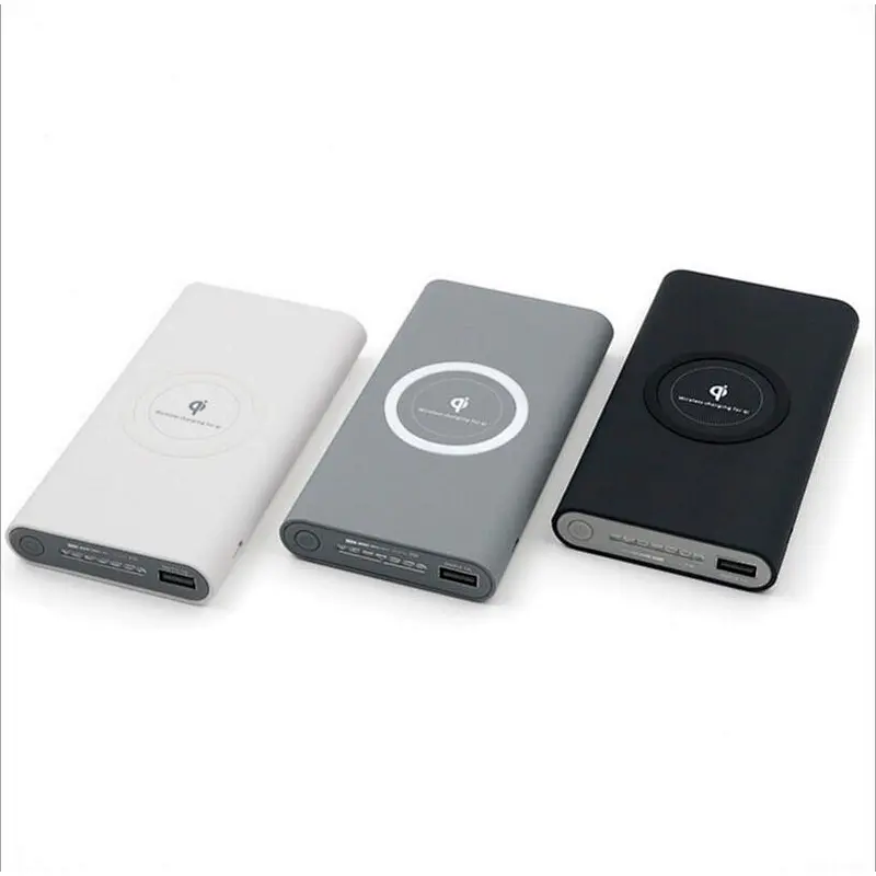 2018 Universal 8000mah Fast QI Wireless Power Bank Charger