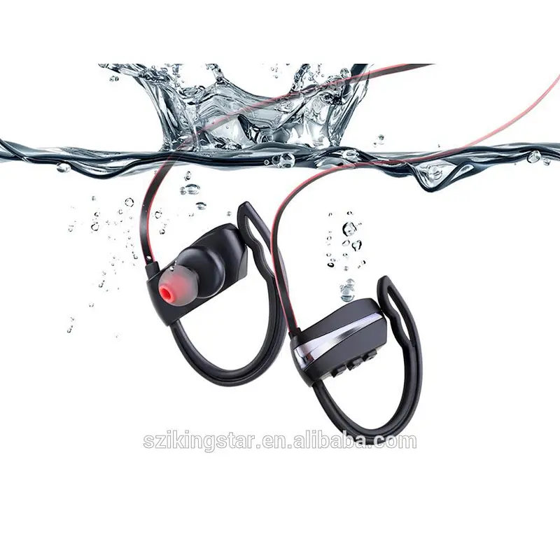 wireless sports Mic IPX5 waterproof sweatproof stereo neckband sound earphones