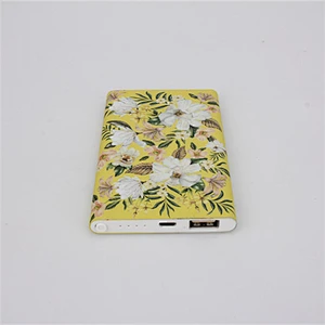 water transfer printing credit card ultrathin 3000mah power bank