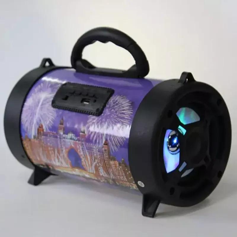 Portable Wireless 10W Big Power Active BT DJ Led Light Park Garden Outdoor FM Radio Bluetooth Speaker
