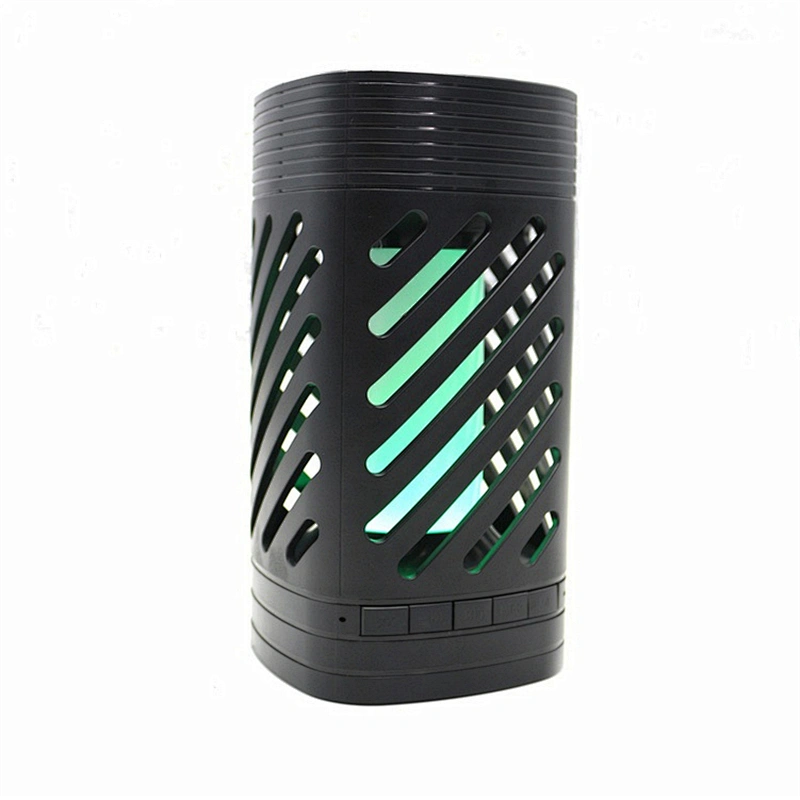 Color Changing Led Flame Lamp Wireless Bluetooth Speaker