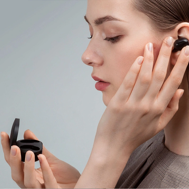 V5.0 Earphone Mini TWS Noise Cancellation Stereo Bass Microphone Bluetooth Headphone For Xiaomi