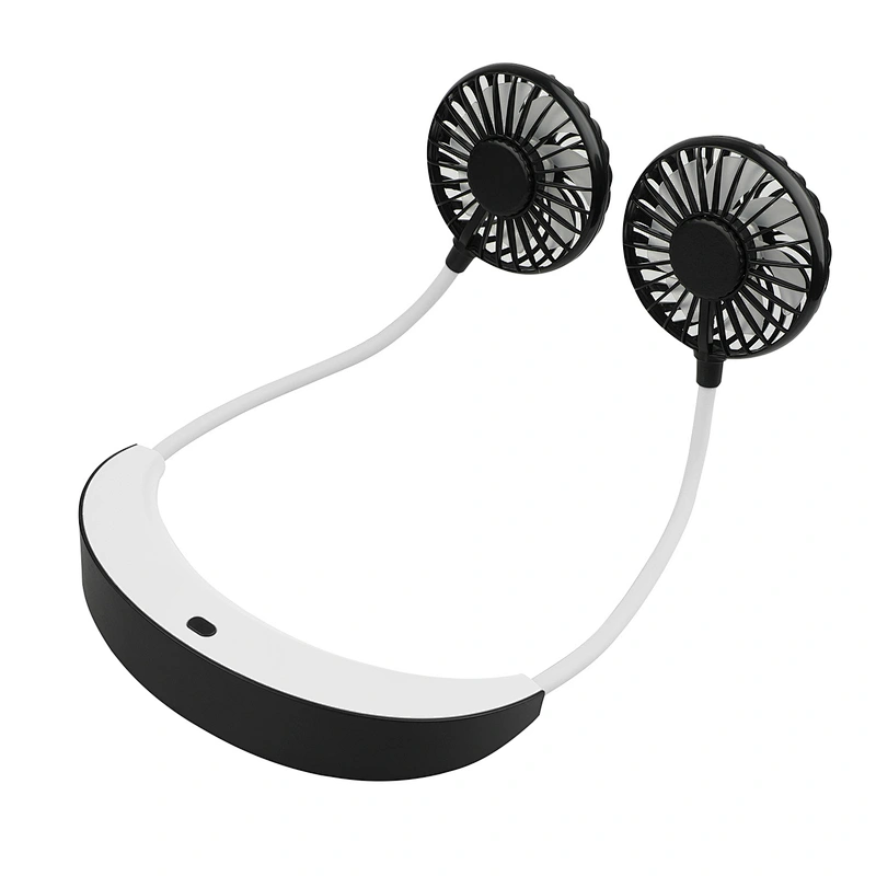 Hand-Free Portable Sports Outdoor Cooling Fans USB Rechargeable Neckband Lazy Neckband Fan