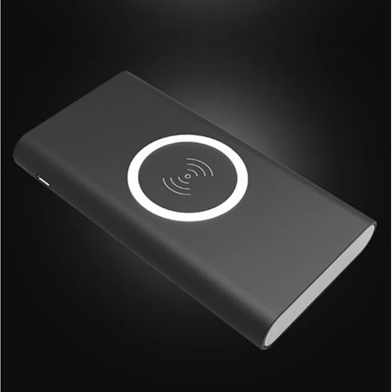 10000mAh wireless Oem Portable fast Charger qi powerbank