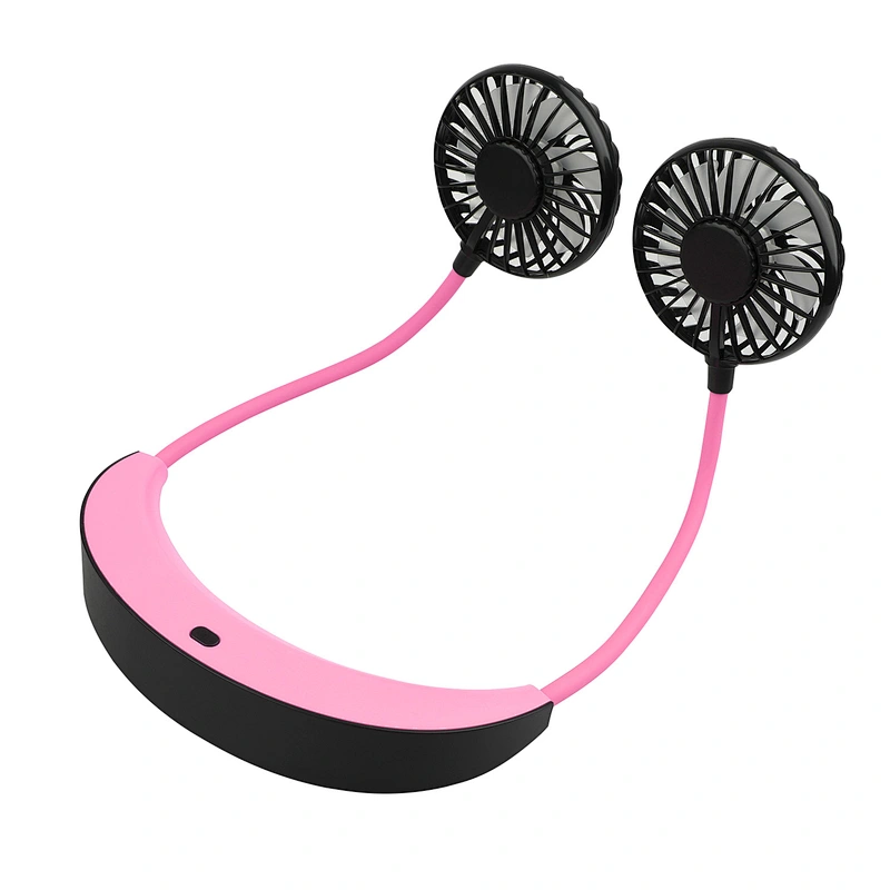 Hand-Free Portable Sports Outdoor Cooling Fans USB Rechargeable Neckband Lazy Neckband Fan