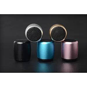 Aluminium Column Portable Wireless Bluetooth Mini Speaker
