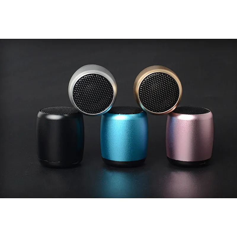 Aluminium Column Portable Wireless Bluetooth Mini Speaker