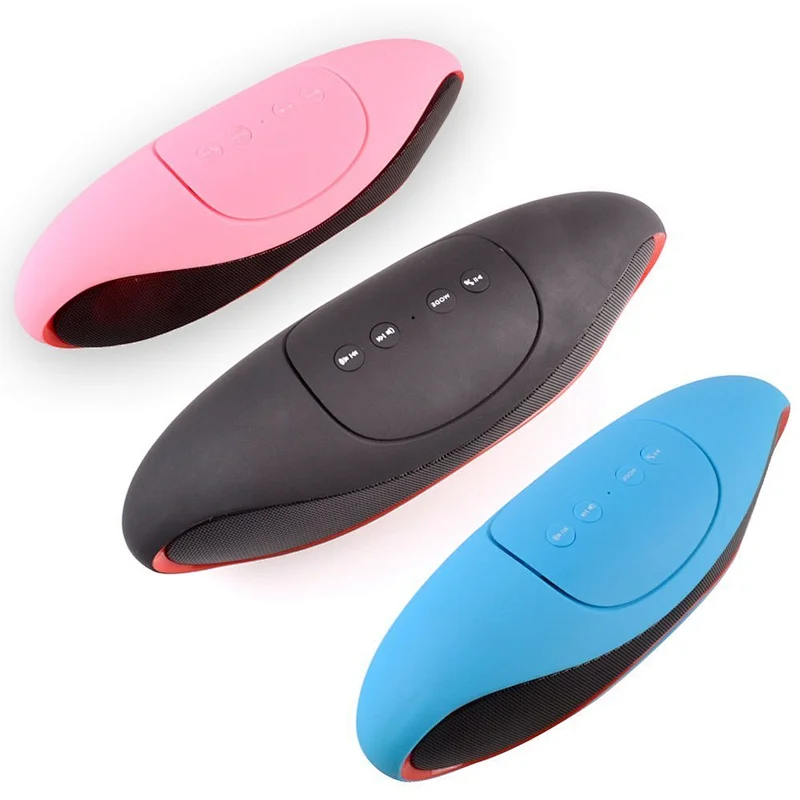 Hot sale Free sample hifi boombox audio player multimedia player deep bass mini bt wireless rugby portable speaker